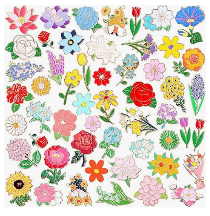 Ceenna 100 Pcs Enamel Pins Bulk