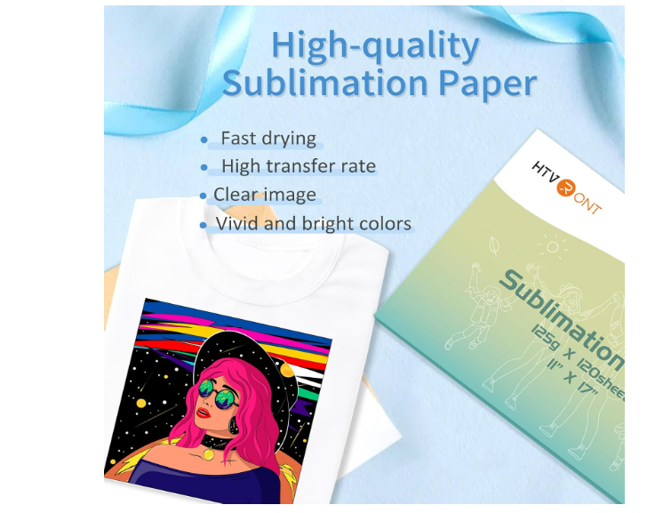 HTVRONT Sublimation Paper 120 Sheets