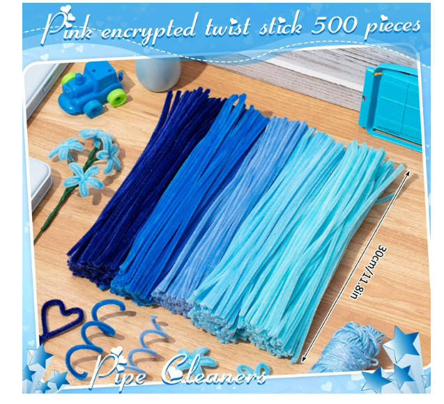 Peryiter 500 Pcs Pipe Cleaners