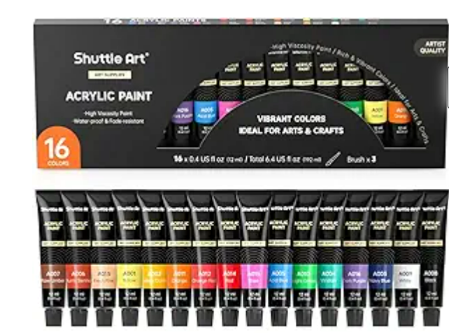 Shuttle Art Acrylic Paint Set